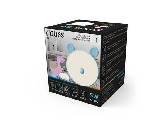 Настольный светодиодный детский ночник Gauss NN7026, изображение 5
