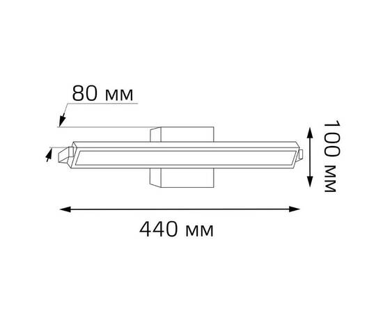 Настенный светодиодный светильник Gauss Safo BR041, изображение 5