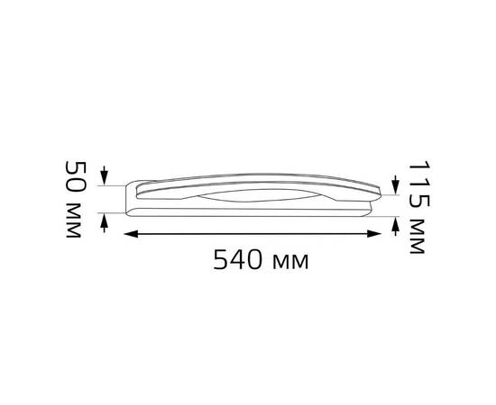 Настенный светодиодный светильник Gauss Lidia BR052, изображение 5