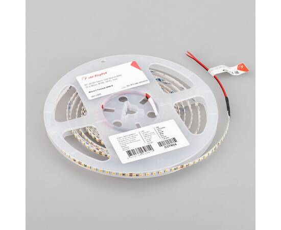 Светодиодная лента Arlight 9,6W/m 160LED/m 2835SMD теплый белый 5M RT-A160-5mm 24V Warm3000 037806, изображение 2