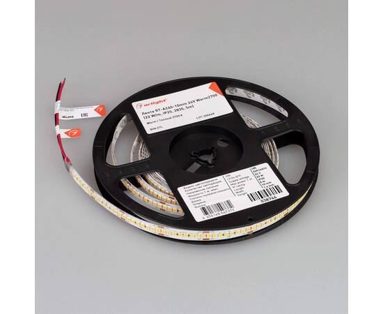 Светодиодная лента Arlight 22W/m 240LED/m 2835SMD теплый белый 5M 038746, изображение 3