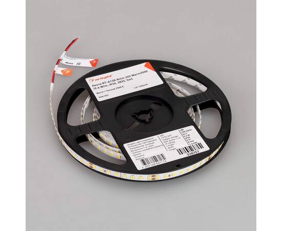 Светодиодная лента Arlight 9,6W/m 128LED/m 2835SMD теплый белый 5M 038757, изображение 5