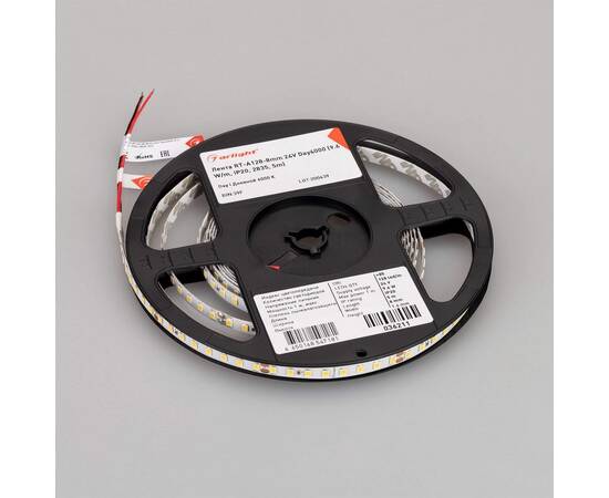 Светодиодная лента Arlight 9,6W/m 128LED/m 2835SMD дневной белый 5M 036211, изображение 3