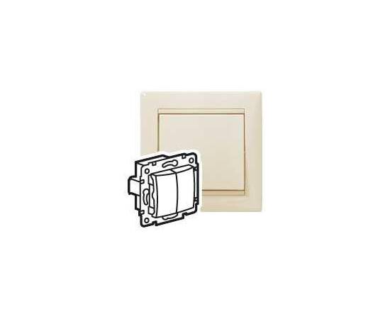 Выключатель двухклавишный Legrand Valena 10A 250V cлоновая кость 695605