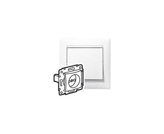Розетка 2К Legrand Valena 16A 250V немецкий стандарт белая 694268