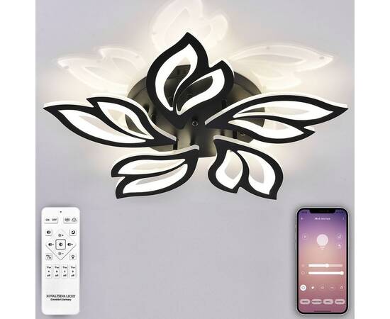 Потолочная светодиодная люстра Natali Kovaltseva High-Tech Led Lamps 82006 Black, изображение 6
