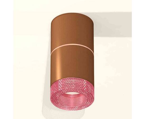 Комплект накладного светильника Ambrella light Techno Spot XS7404082 SCF/PI кофе песок/розовый (C7404, A2073, C7404, N7193), изображение 3