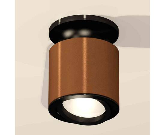Комплект накладного светильника Ambrella light Techno Spot XS7404100 SCF/PBK кофе песок/черный полированный (N7926, C7404, N7002), изображение 3