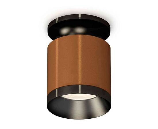 Комплект накладного светильника Ambrella light Techno Spot XS7404101 SCF/PBK кофе песок/черный полированный (N7926, C7404, N7031)