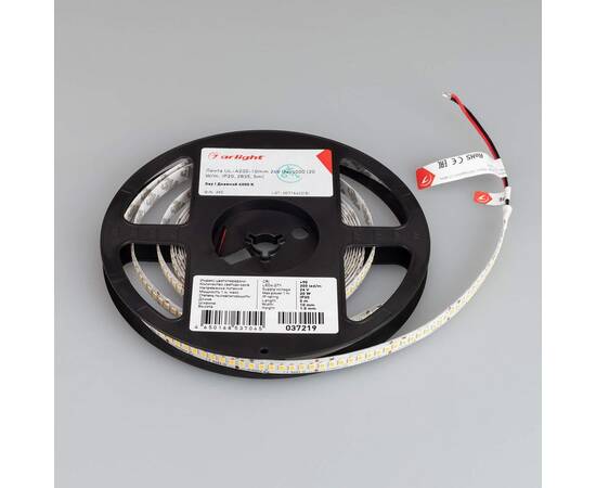 Светодиодная лента Arlight 20W/m 200LED/m 2835SMD дневной белый 5M 037219, изображение 3