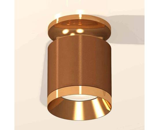 Комплект накладного светильника Ambrella light Techno Spot XS7404121 SCF/PYG кофе песок/золото желтое полированное (N7929, C7404, N7034), изображение 3
