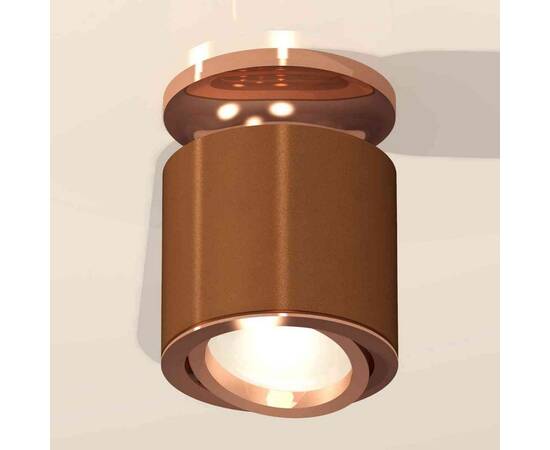 Комплект накладного светильника Ambrella light Techno Spot XS7404140 SCF/PPG кофе песок/золото розовое полированное (N7930, C7404, N7005), изображение 3