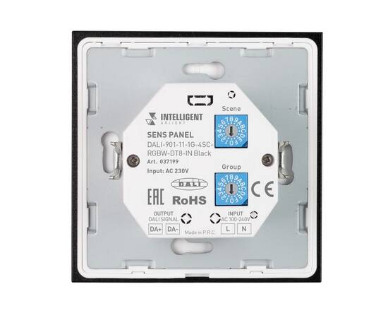 Панель управления Arlight Dali-901-11-1G-4SC-RGBW-DT8-IN Black 037199, изображение 2