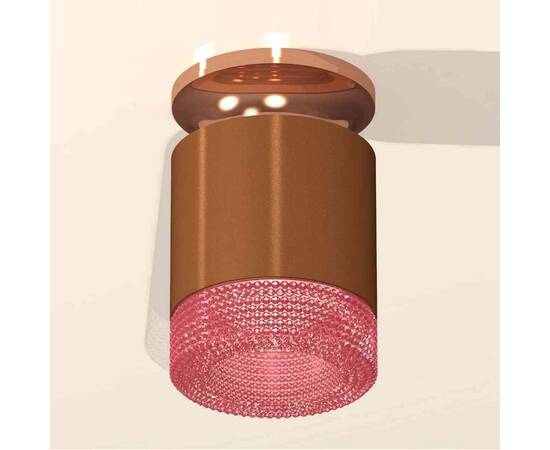 Комплект накладного светильника Ambrella light Techno Spot XS7404142 SCF/PPG/PI кофе песок/золото розовое полированное/розовый (N7930, C7404, N7193), изображение 3