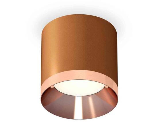 Комплект накладного светильника Ambrella light Techno Spot XS7404011 SCF/PPG кофе песок/золото розовое полированное (C7404, N7035)