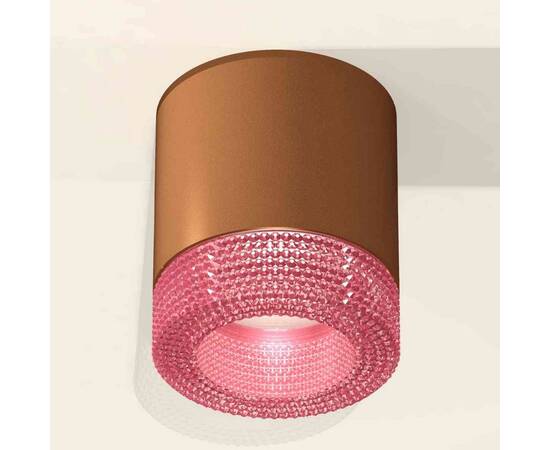 Комплект накладного светильника Ambrella light Techno Spot XS7404030 SCF/PI кофе песок/розовый (C7404, N7193), изображение 3