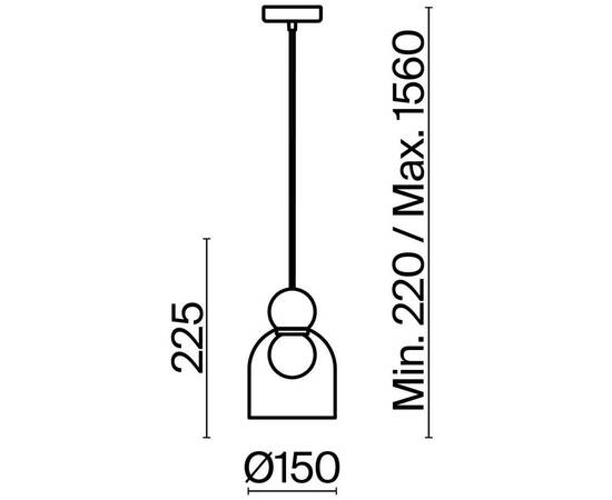 Подвесной светильник Freya Focus FR5220PL-01G5, изображение 2