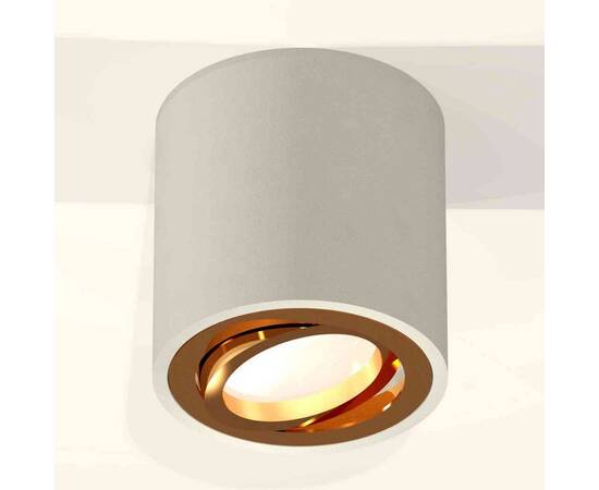 Комплект накладного светильника Ambrella light Techno Spot XS7533004 SGR/PYG серый песок/золото желтое полированное (C7533, N7004), изображение 3