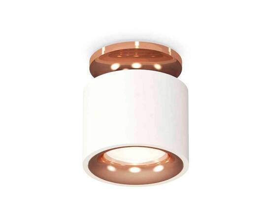 Комплект накладного светильника Ambrella light Techno Spot XS7510141 SWH/PPG белый песок/золото розовое полированное (N7930, C7510, N7015)