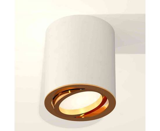Комплект накладного светильника Ambrella light Techno Spot XS7421003 SWH/PYG белый песок/золото желтое полированное (C7421, N7004), изображение 3
