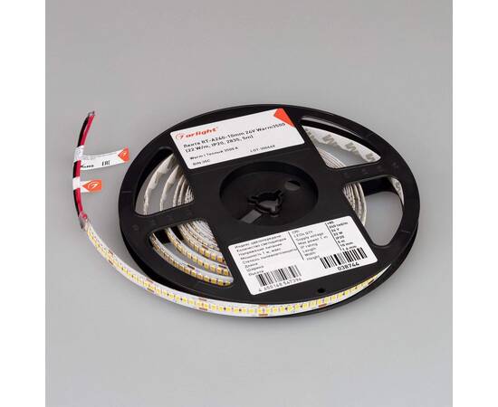 Светодиодная лента Arlight 22W/m 240LED/m 2835SMD теплый белый 5M 038744, изображение 6