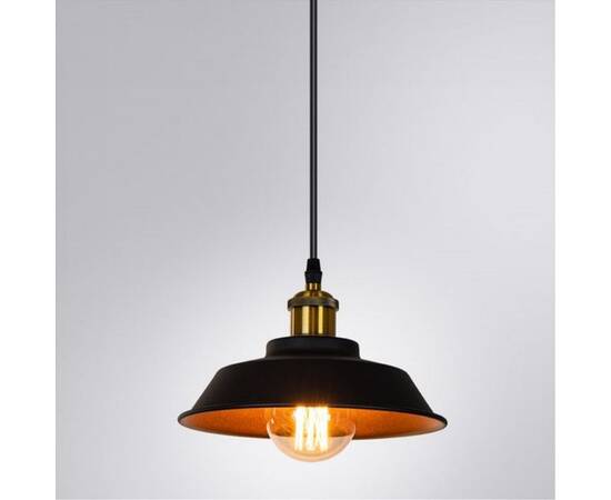 Подвесной светильник Arte Lamp Cappello A7038SP-1BK, изображение 4