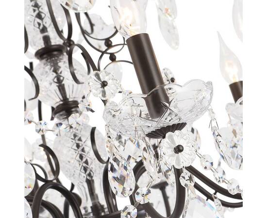 Подвесная люстра Crystal Lux Odelis SP8 Brown, изображение 4