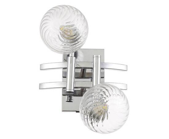 Бра Crystal Lux Luxury AP2 Chrome, изображение 4