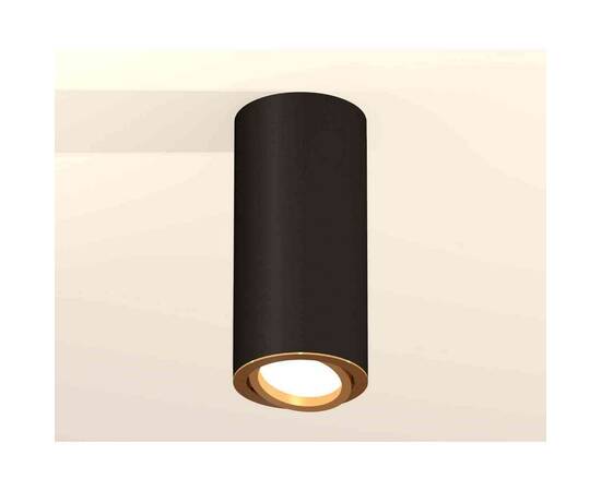 Комплект накладного светильника Ambrella light Techno Spot XS7443004 SBK/PYG черный песок/золото желтое полированное (C7443, N7004), изображение 3