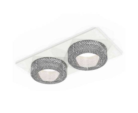 Комплект встраиваемого светильника Ambrella light Techno Spot XC7635020 SWH/CL белый песок/прозрачный (C7635, N7191)