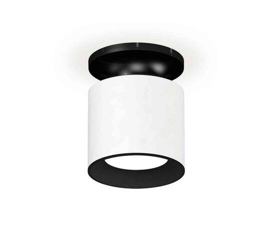 Комплект накладного светильника Ambrella light Techno Spot XS7401080 SWH/PBK/SBK белый песок/черный полированный/черный песок (N7926, C7401, N7021)