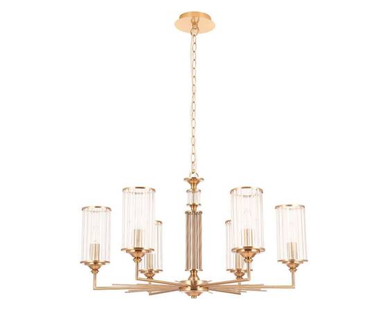 Подвесная люстра Crystal Lux Gloria SP6 Brass