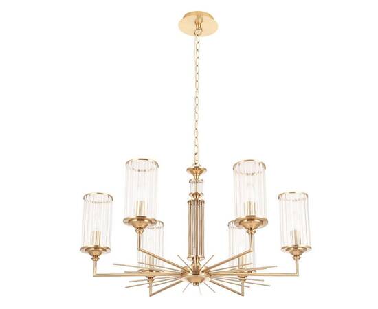 Подвесная люстра Crystal Lux Gloria SP6 Brass, изображение 5