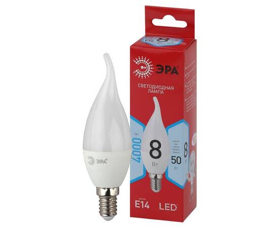 Лампа светодиодная Эра E14 8W 4000K LED BXS-8W-840-E14 R Б0051848, изображение 3