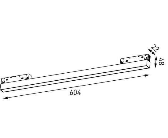Трековый светильник Lumker SY-LINK-600-WH-24-NW 016837, изображение 5