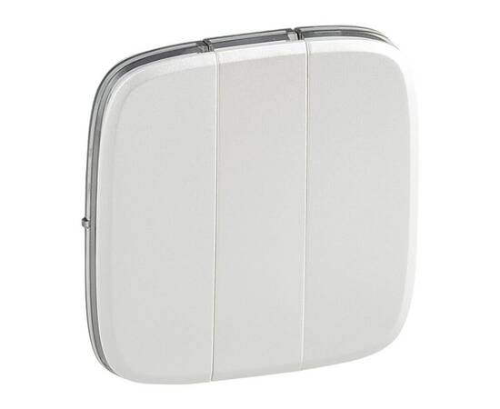 Лицевая панель Legrand Valena Allure выключателя трехклавишного жемчуг 755039