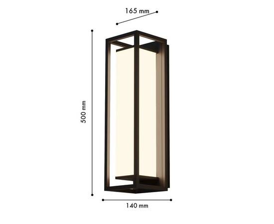Уличный настенный светодиодный светильник Favourite Barer 4385-2W, изображение 2