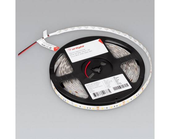 Светодиодная влагозащищенная лента Arlight 4W/m 60Led/m 5060SMD теплый белый 5M герметичная RTW-SE-B60-10mm 12V Warm3000 014692(3), изображение 2