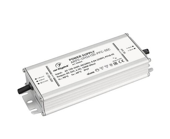 Блок питания Arlight ARPV-UH24150-PFC-55C 24V 150W IP67 6,3A 025045
