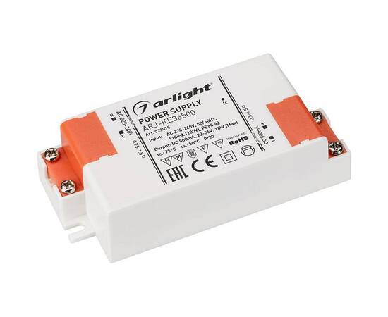 Драйвер Arlight ARJ-KE36500 22-36V 18W IP20 0,5A 023075