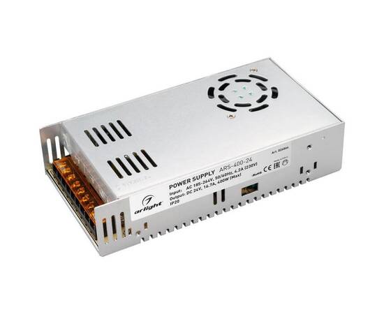 Блок питания Arlight ARS-400-24 24V 400W IP20 16,7A 026864