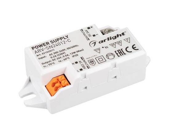 Блок питания Arlight ARV-SN24012-C 24V 12W IP20 0,5A 021020(1)