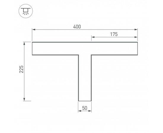 Коннектор T-образный Arlight SL-Line-5035 030117, изображение 3
