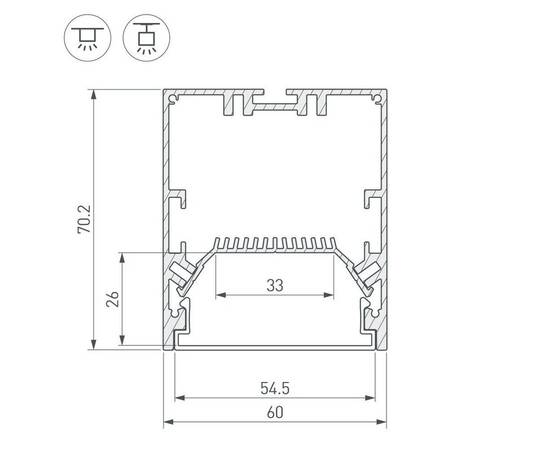 Коннектор угловой Arlight SL-Line-6070-135 030138, изображение 3