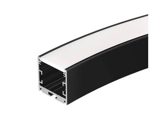 Профиль Arlight SL-ARC-3535-D800-A90 BLACK (630мм, дуга 1 из 4) 027638