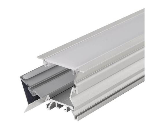 Профиль с рассеивателем Arlight ALU-WIDE-FL-H35-2000 ANOD+FROST 027887, изображение 4