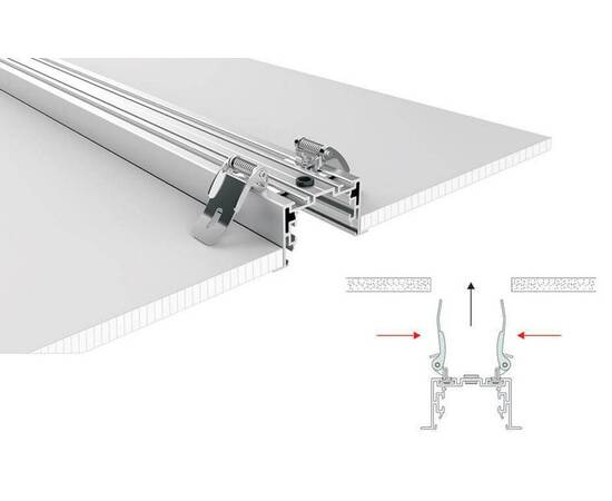 Профиль с рассеивателем Arlight S2-LINIA69-F-2500 ANOD+OPAL 021177, изображение 5
