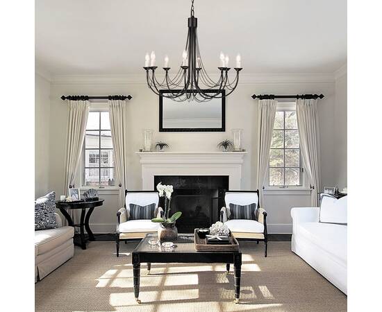Подвесная люстра Elstead Lighting CB8-BLACK, изображение 2