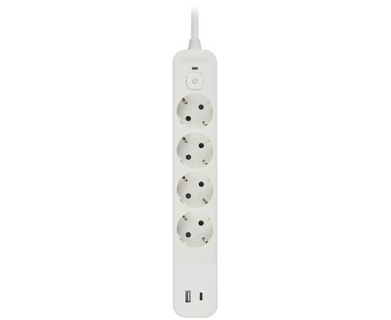 Сетевой фильтр Эра USF-4es-1,5m-2xUSBAC-W Б0059571, изображение 4