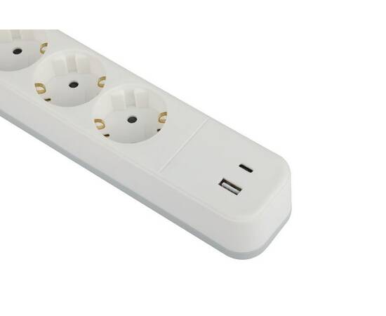 Сетевой фильтр Эра USF-4es-1,5m-2xUSBAC-W Б0059571, изображение 7